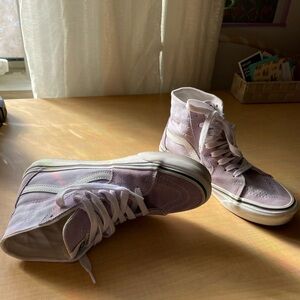 Lavender vans high top
